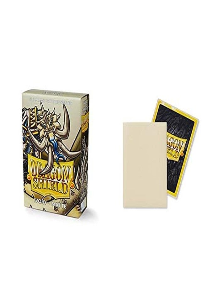 dragon shield 10 Packs Dragon Shield Matte Mini Japanese Ivory 60 ct Card Sleeves Display Case - Image 3